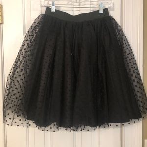 NWOT Bliss Tulle black skirt. Never worn!